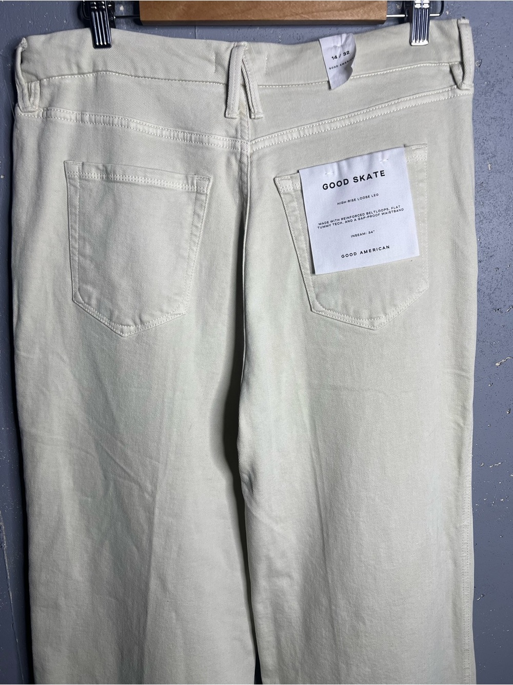Good American Good Skate Wide Leg Jeans Size 14, NWT - Picture 8 of 11